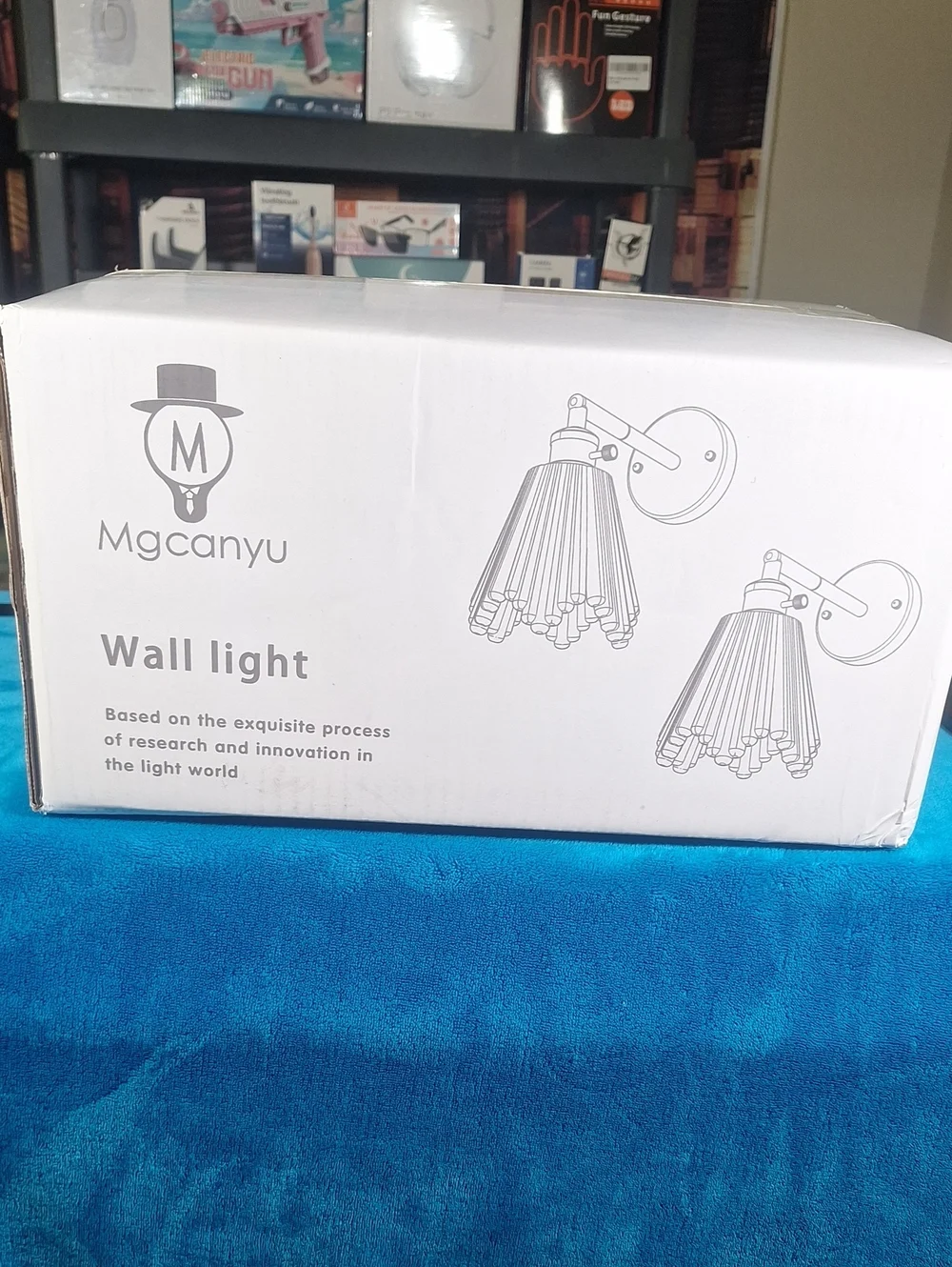 White Wall Light - Modern Sconce Gold